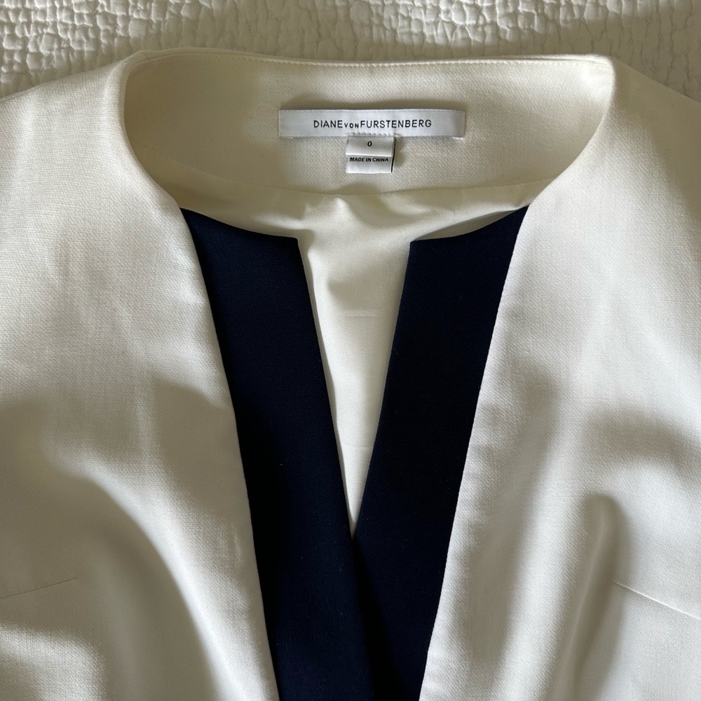 DVF block dress